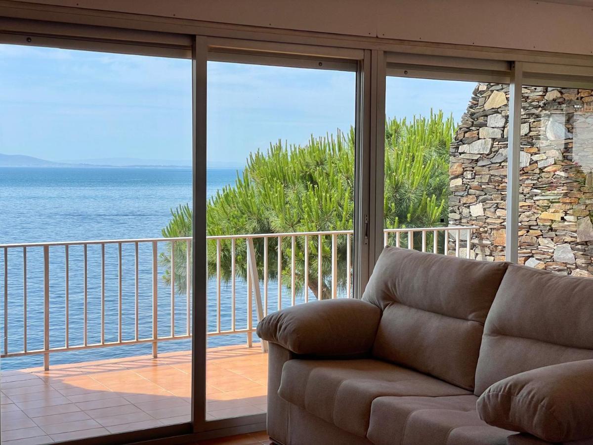 Luminoso Apartamento Frente Al Mar Con Piscina Roses Eksteriør bilde